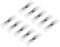 sourcing map 4-Pin RGB LED Licht Streifen Steckverbinder 10mm Lötfrei Adapter Terminal Anschluss für 5050 4 Leitung RGB LED Streifen H Form Anschluss 10Pack