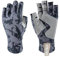 BRILISLE Angelhandschuhe mit Sonnenschutz, UV-Schutz, Silikon, rutschfest, bequem und atmungsaktiv, Angelhandschuhe für Kajakfahren, Paddeln, Wandern, Segeln, Rudern, Fahren, Kanufahren, GB L-XL
