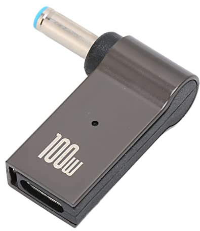 Bewinner Convertidor de Carga PD de 100 W, Adaptador de Carga Rápida para Portátil USB C Hembra a 4,5 Mm X 3,0 Mm, Adaptador de Carga para Portátil Hembra Tipo C a Macho DC 4,5 X 3,0 Mm