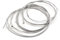 CashBeat Corde per basso elettrico a 5 corde in acciaio inox, set di ricambio a 5 corde con estremità a sfera piccola, compatibile con basso acustico, accessori per basso a 5 corde