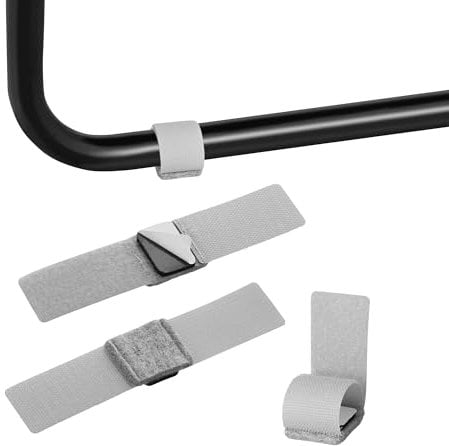 kwmobile 4x Patin feutre autoadhésif meuble - Lot de 4x patin autocollant feutre et nylon pour pied chaise table protection sol anti-bruit - gris