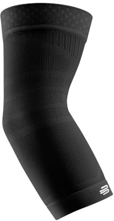 BAUERFEIND Sports Compression Elbow Support, 1 tutore per gomito unisex con compressione, per basket, atletica leggera e per sport con palla e percussione, indossabile a destra e a sinistra