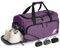 Sporttasche Reisetasche für Damen und Herren Trainingstasche Gym Bag mit Schuhfach und Nassfach Duffel Bag Tasche für Sport, Fitness, Schwimmen, Reisen (42L, Lila)-U