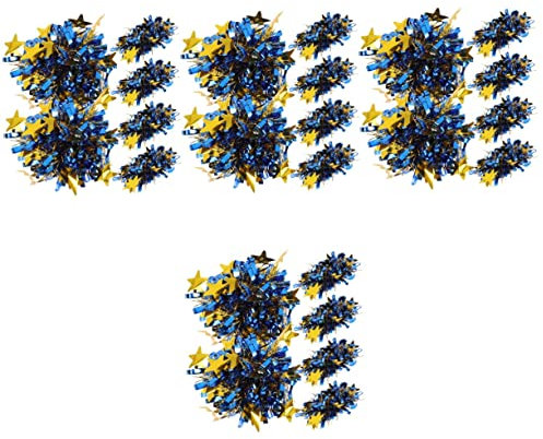 Yardwe Stk Cheerleader-Bälle Bommel tanzen Sportzubehör Armbänder glitzernde Cheerleader-Pompons Pom Poms der jubelnden Truppe empfindlich Armband Handblumen Kind