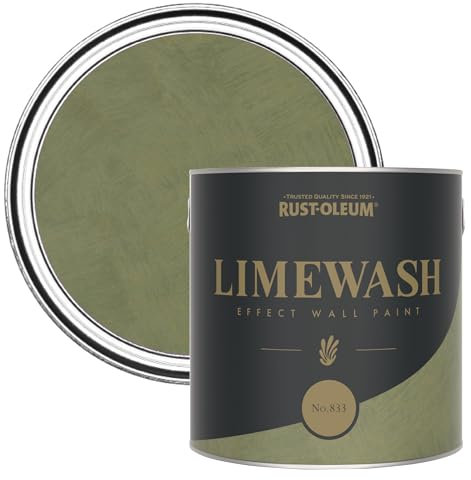 Rust-Oleum Green Limewash Effect Wall Paint - No.833 2.5L
