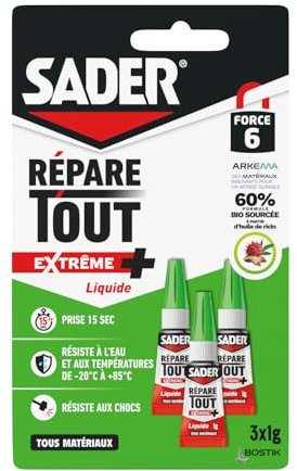 SADER - SADER COLLE REPARE TOUT EXTREME PLUS 3x1G LIQUIDE BIOSOURCEE