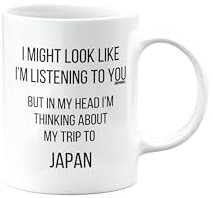 MIPOMALL Funny Backpacking Gift, Trip or Holiday to Japan, Mug Presents for Christmas, Leaving, Goodbye, Hiking or Travelling, for Best Friend, Colleague, or boss, mm-CA_160_6