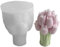 CAZSTYK Schöne Harz-Silikonformen, Ornamente, Tulpen, Blumensträuße, Statuenformen, Silikon-Kerzenformen zum Basteln