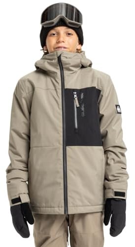 Quiksilver Snow Jacket Side HIT Solid Jacket Boy's Beige 4-5Y