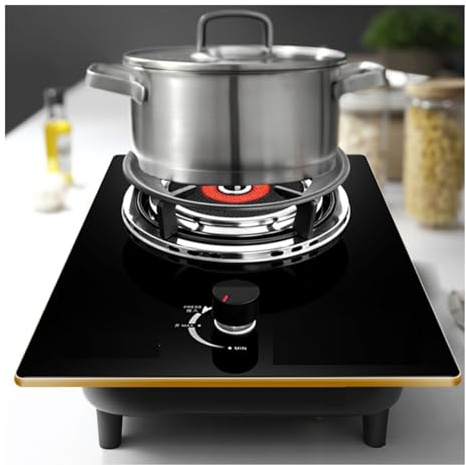 Cuisinière À Gaz, Cuisinière De Bureau Et À Double Usage Intégrée Avec Dispositif De Protection Contre Les Flammes NG/GPL, Cuisinière À Chauffage Infrarouge Avec Hotte Anti-feu 4,2 KW(LPG)