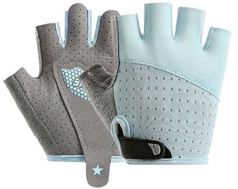 FakeFace Kinder Fahrradhandschuhe - Atmungsaktiv und Kühl, elastische Halbfingerhandschuhe Radsporthandschuhe, Schutz für Outdoor-Radfahren, Abriebfest und rutschfest