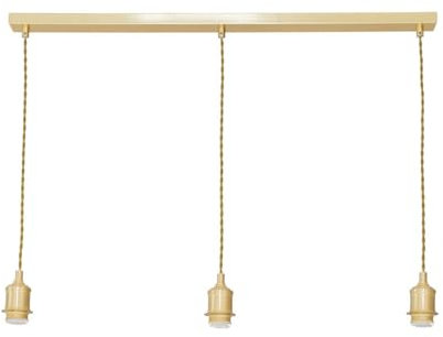 ValueLights | Shaw Diner Bar 3 Drop Brushed Gold Adjustable Pendant Ceiling Light | Ceiling Lights, Home Décor & Improvement Essential