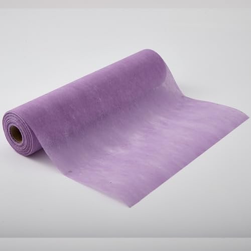 Vlies Tischläufer Lila (30 cm x 25 m) – dekoratives Einweg Tischband Modernes Tischband für Geburtstage, Hochzeiten, Weihnachten, Bunte Partydeko