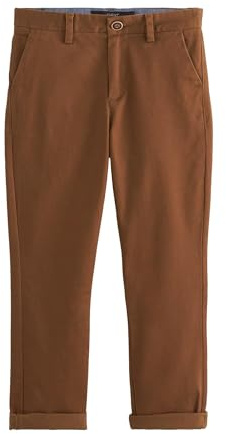 NEXT Jungen Chinohose mit Stretch Ingwer/Hellbraun 152