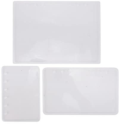 Bosiyrggrl A7 / A6 / A5 Notebook Form Silikon Form Harz DIY Buch Form Kristall Epoxy Silikon Buchform transparent