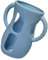 Couvre-biberon En Silicone Pour Biberons Nouveau-nés, 240ml Housse En Silicone Avec Poignée - Anti-chute Et Antichoc, Légère Et Portable, Housse Isolante En Verre Pour Une Alimentation Facile (Blau)