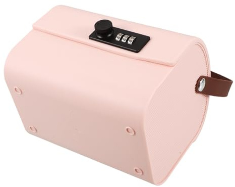 BESTonZON Spardose Mit Zahlenschloss Abschließbar Große Geldkassette Für Sichere Aufbewahrung Zuhause Und Büro 6.93X5.51X5.31 Zoll