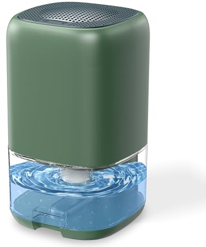Dehumidifier, 900ml Small Quiet Dehumidifiers with Auto Shut Off for Home, Portable Dehumidifiers for Bedroom, Bathroom, RV, Closet, Mini Dehumidifier with Colorful LED Lights & Simple Touch Control