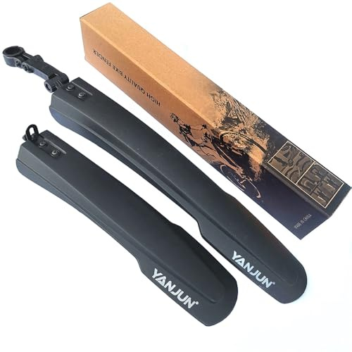 Fahrrad-Schutzblech-Set, Fahrrad-Schutzblech für 24-29 Zoll Fahrräder, Schnellspanner, Fahrradschutzbleche, vordere und hintere Schutzbleche für MTB, Rennrad, gegen Spritzwasser und Staub