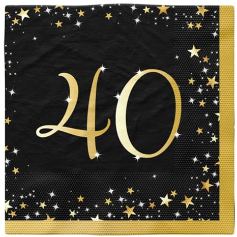 Starlight Birthday Servietten | 20Stk./33x33cm #40