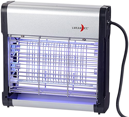 Lunartec Mückenlicht: UV-Insektenvernichter IV-512 mit austauschbarer UV-Röhre, 12 Watt (hochwirksame UV-Insektenvernichter, Anti-Mücken-Lichter, Insektenkiller)