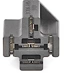 Bosch 3334485041 Relais Stecksockel für Mini-Relais 12V, Wechselrelais für Leiterplatten zum Einlöten