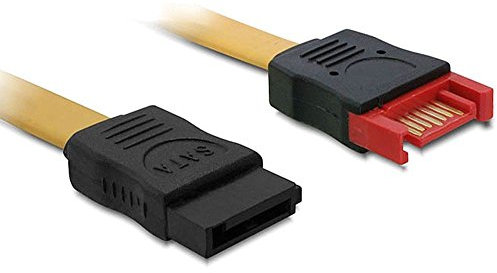 Delock SATA 6 GB/S Verlängerungskabel 30 cm gelb