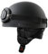 Oldtimer Motorradhelm in Schwarz matt mit Brille Größe XL 61cm