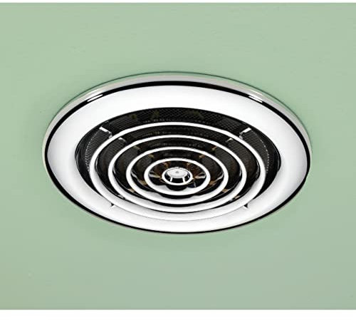 HIB Turbo Chrome Bathroom Inline Extractor Fan