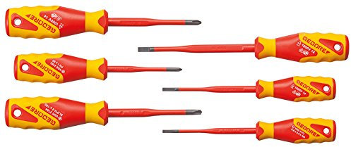 GEDORE VDE-Schraubendreher-Satz Slim Drive, 6-teilig, 1 Stück, VDE 2162-2172 PM-06