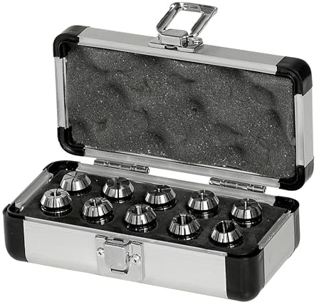 Spannzangenset ER 16, 0,5-10 mm, 10-tlg. Spannmittel für Werkzeuge 26-1020 BERNARDO