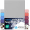 etérea Extra Jersey Spannbettlaken 180x200cm - 200x220cm Silber bis 35 cm Höhe - 100% Baumwolle Spannbetttuch Oekotex Bed Sheets Bettbezug für Boxspringbetten Bettlaken 180x200 cm - 200x220 cm Silver