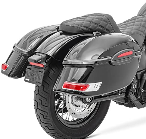 Chopper Seitenkoffer Delaware (Paar) je 33 Liter schwarz