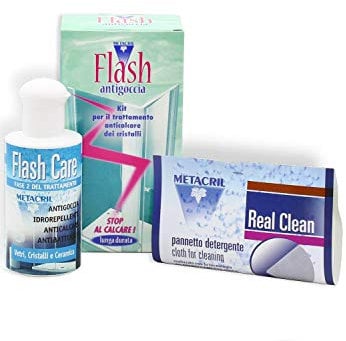 TRATTAMENTO ANTICALCARE IDROREPELLENTE A LUNGA DURATA PER CRISTALLI - Flash Care Kit RICARICA