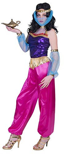 Funny Fashion Tänzerin aus dem Orient Damenkostüm für Fasching pink-violett - Multicolore
