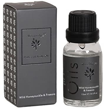 Woodbridge Ätherisches Duftöl für Dein Zuhause - Honeysuckle & Freesia (15ml) - Duftöle zum Befüllen deines Diffuser für Dein Lieblingsduft