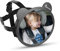 APRAMO Baby Rücksitzspiegel 360° Schwenkbar Auto Baby Spiegel, 100% Bruchsicherer Rückspiegel für Kindersitz und Babyschale, Geeignet für allerlei Kopfstützen, Autospiegel in optimaler Größe