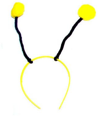 Lot de 12 - Serre-tête d'abeille Jaune