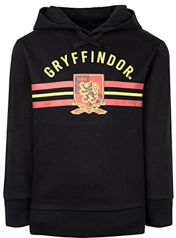 Harry Potter - Hoodie - Schwarz und Gelb Hoodie - Gryffindor Hoodie - 100% Baumwolle Geschenke Geschenke für Mädchen und Jungen - Alter 5-6 Jahre
