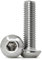 (60 pezzi) M5 x 8mm Vite a testa bombata con esagono incassato in acciaio inox 304,filettatura completa