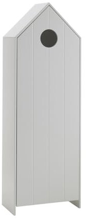 AltoBuy Havre - Armoire Cabane de Plage Blanche 1 Porte