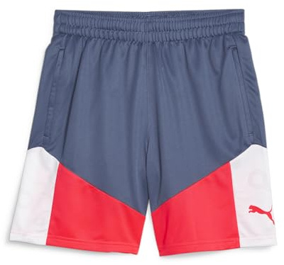 PUMA Herren Individualcup Strick Shorts, Puma White-inky Blue, XL EU
