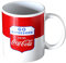 Teebecher aus Keramik Coca Cola (Go Refreshed) 33 cl Farbe Weiß/Rot