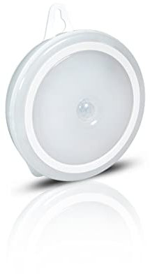 St Helens Home and Garden Battery Powered Seucrity Light with Motion Movement Sensor Detector and Fitted with Magnet and a Key Slot for Mounting. Use in Bedrooms, Hallways and Landings for Safety