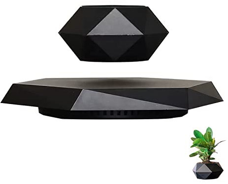 ADUH Jardinière À Lévitation Magnétique, Pot De Plantes Flottant - Pot De Bonsaï À Lévitation, Technologie Innovante De Plantation À Lévitation, Plante en Pot À Lévitation Magnétique, (Color : D)