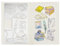 INFUNLY Metallbuchschablone Planerschablone Lesezeichen Metalltagebuchschablonen Metallbücher DIY-Vorlage Für Journaling Malerei Tagebuch Gravur Holzschnitzerei DIY Scrapbooking