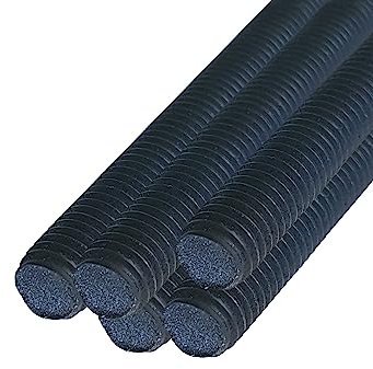 Gewindestange M20 x 1000 mm, Festigkeitsklasse 10,9 aus Stahl, Gewindestangen, Gewindestab, DIN 976, 5 Stück
