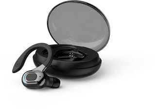 oreillette sans fil Bluetooth pour téléphone portable V5.2, autonomie de 16 heures, écouteurs Bluetooth à crochet, 65 mAh, écouteurs avec micro, casque pour téléphone portable pour Android,iPhone,PC
