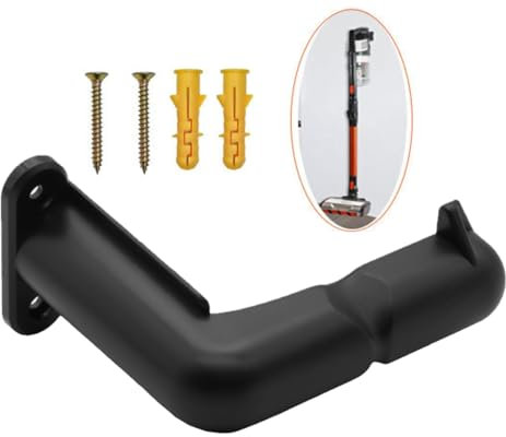 FIND A SPARE Black Wall Mount Bracket For Shark Hoover Dyson Vac V8 V10 V11 Cordless Cleaner With 2 Screw & Plugs