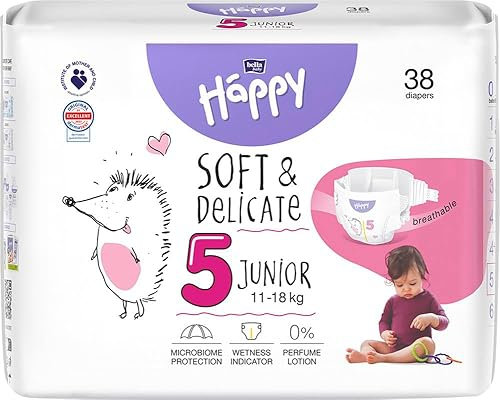 Bella Happy Soft & Delicate Windeln 5 Junior, 38er